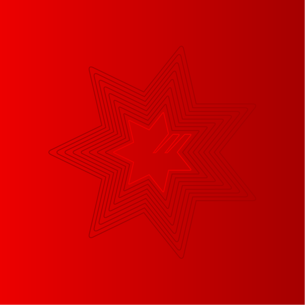 NAB red star logo with red background