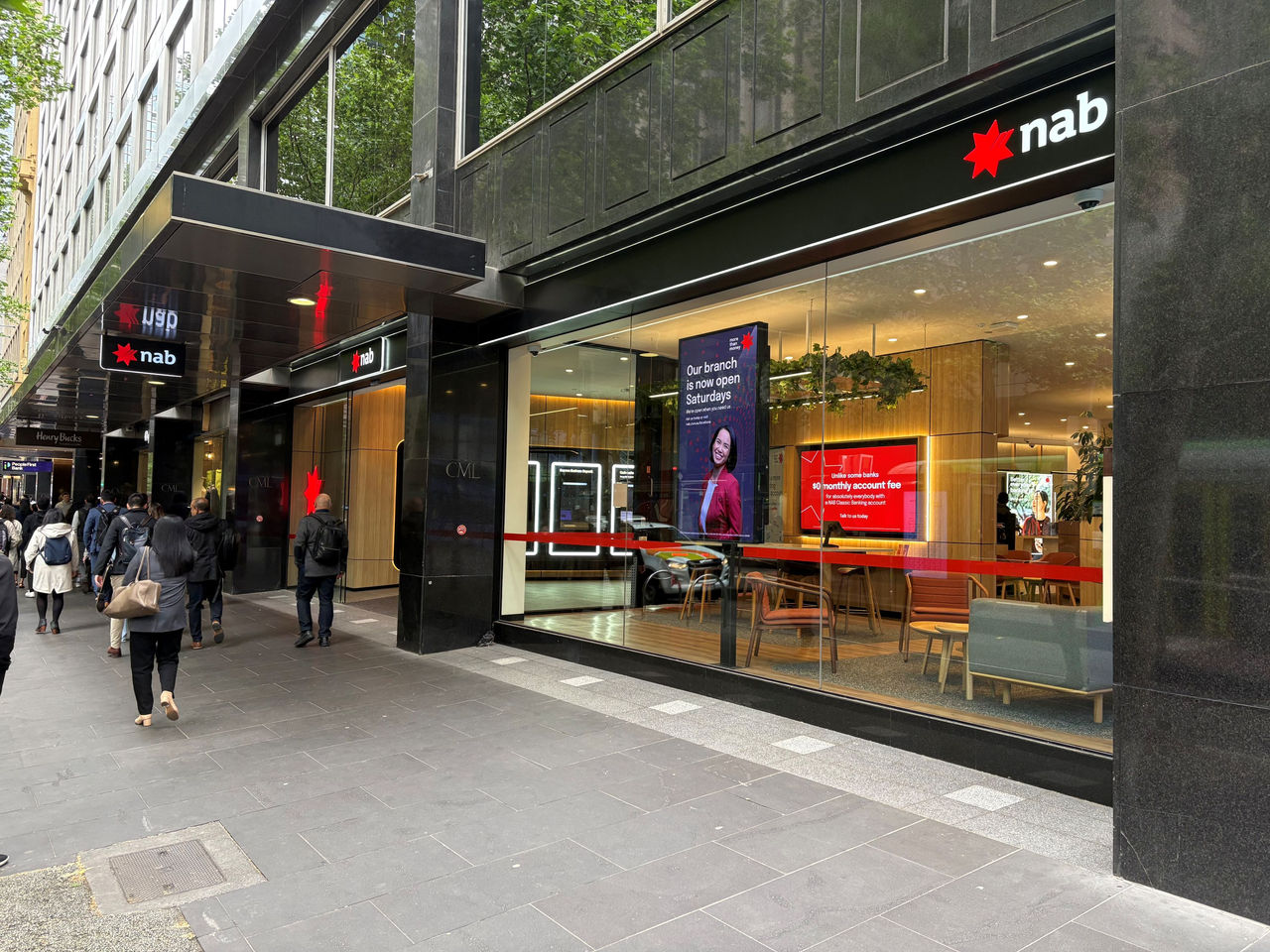 NAB collins st branch
