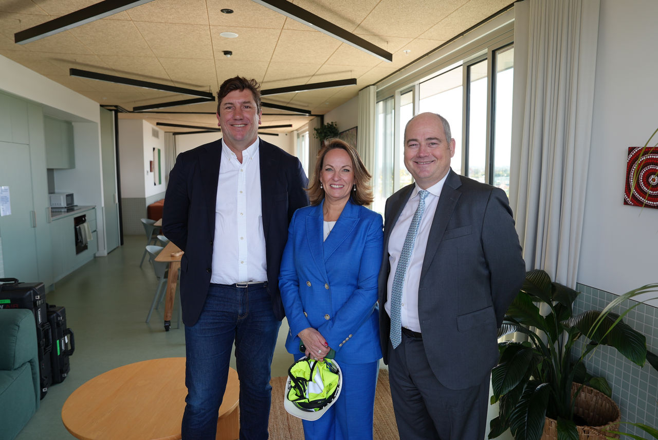 NAB CEO Andrew Irvine visiting Assemble