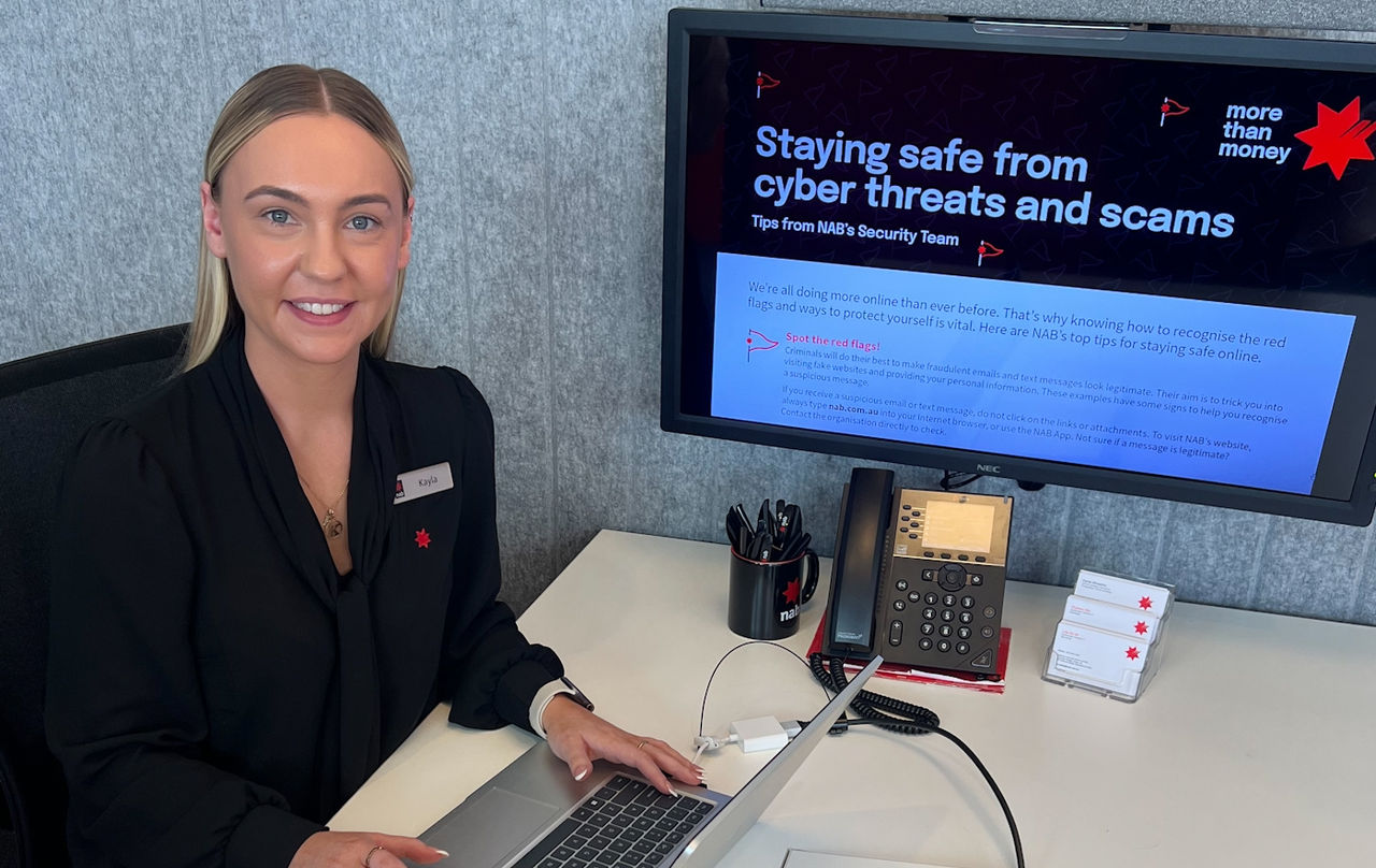 Kayla Doran, NAB branch manager